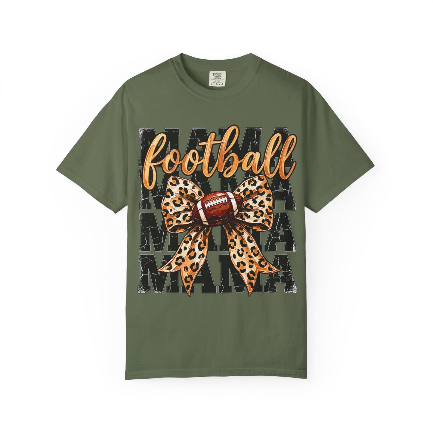 Football Mama Bow Game Day Tee