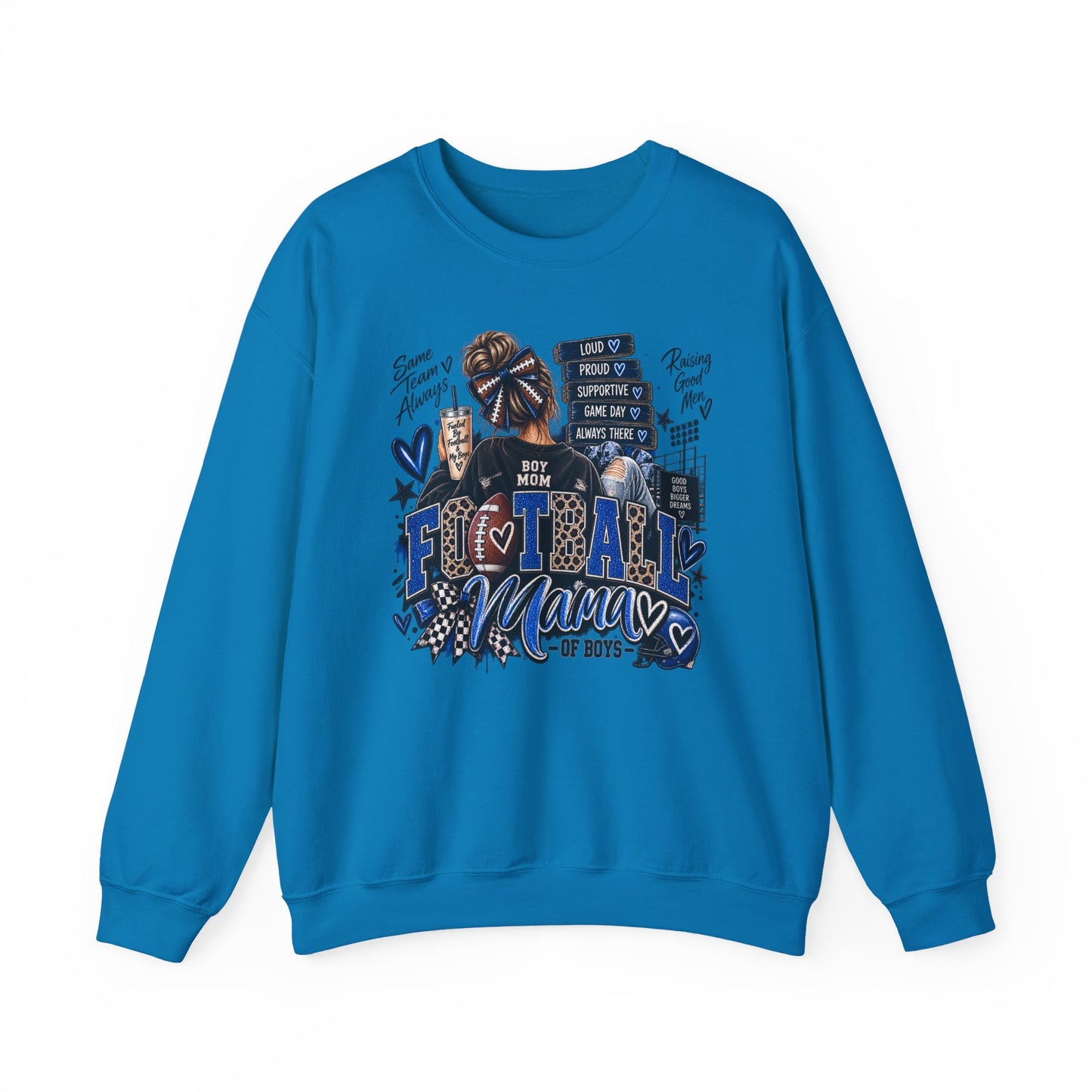 Boy Mom Football Mama Sweatshirt