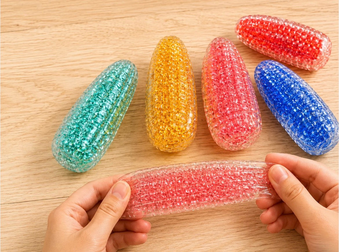 Glitter corn squishy