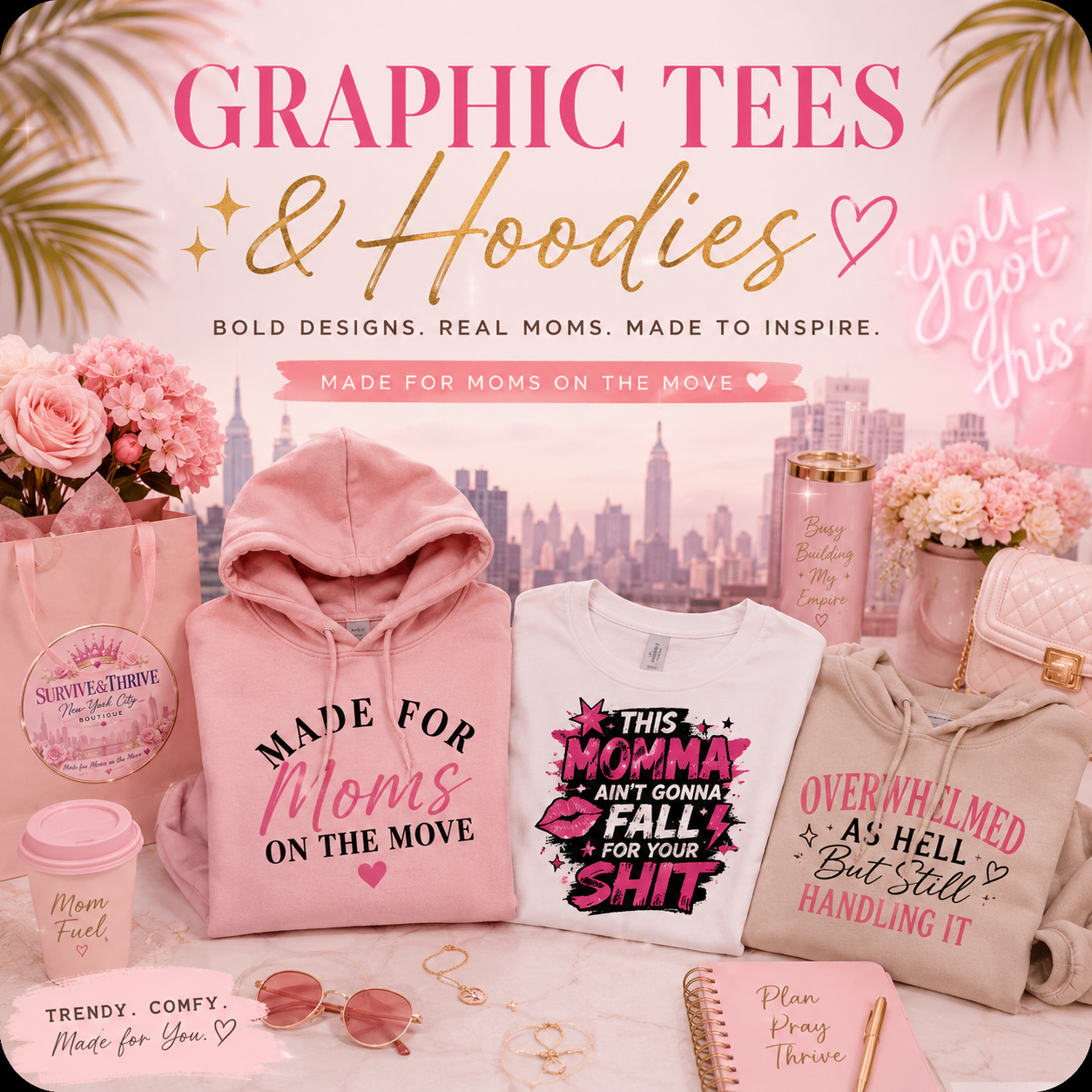 💕 graphic tees.  and hoodies