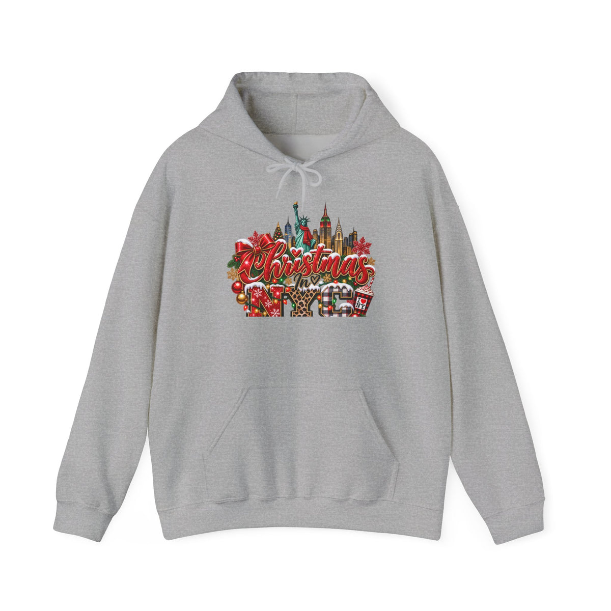 New York Christmas Hooded Sweatshirt