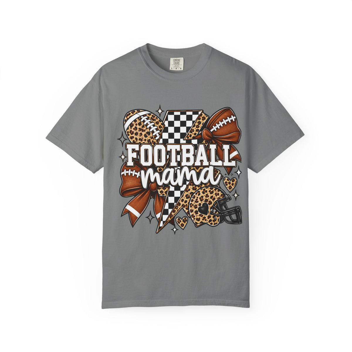 Leopard Football Mama Game Day Tee