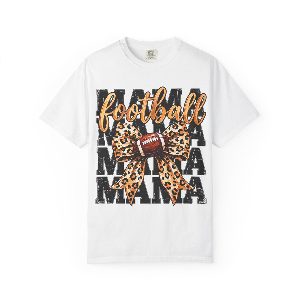 Football Mama Bow Game Day Tee