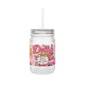 Dolly Inspired Pink Country Glam 12oz Mason Jar