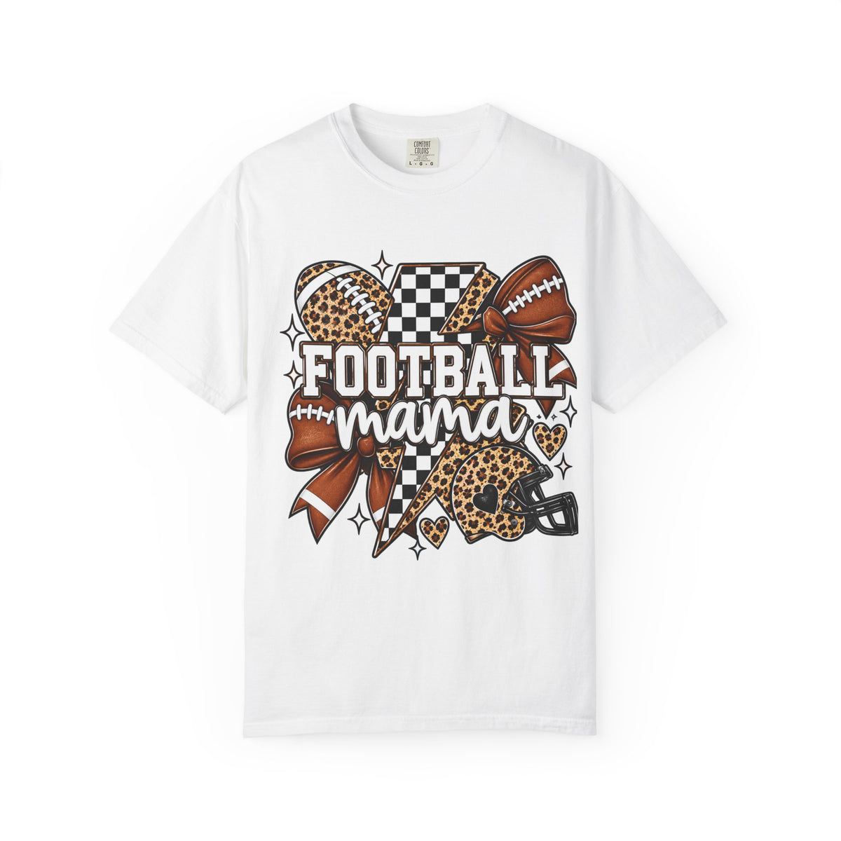 Leopard Football Mama Game Day Tee