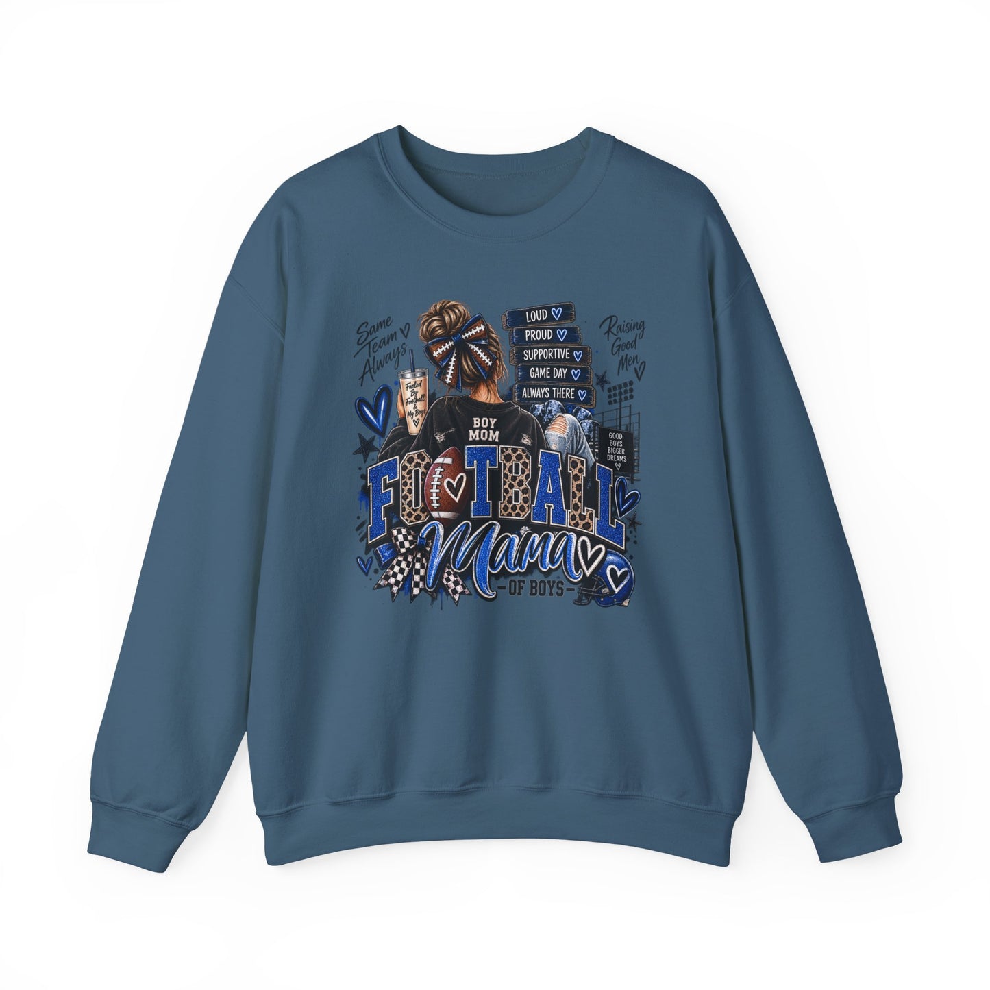 Boy Mom Football Mama Sweatshirt
