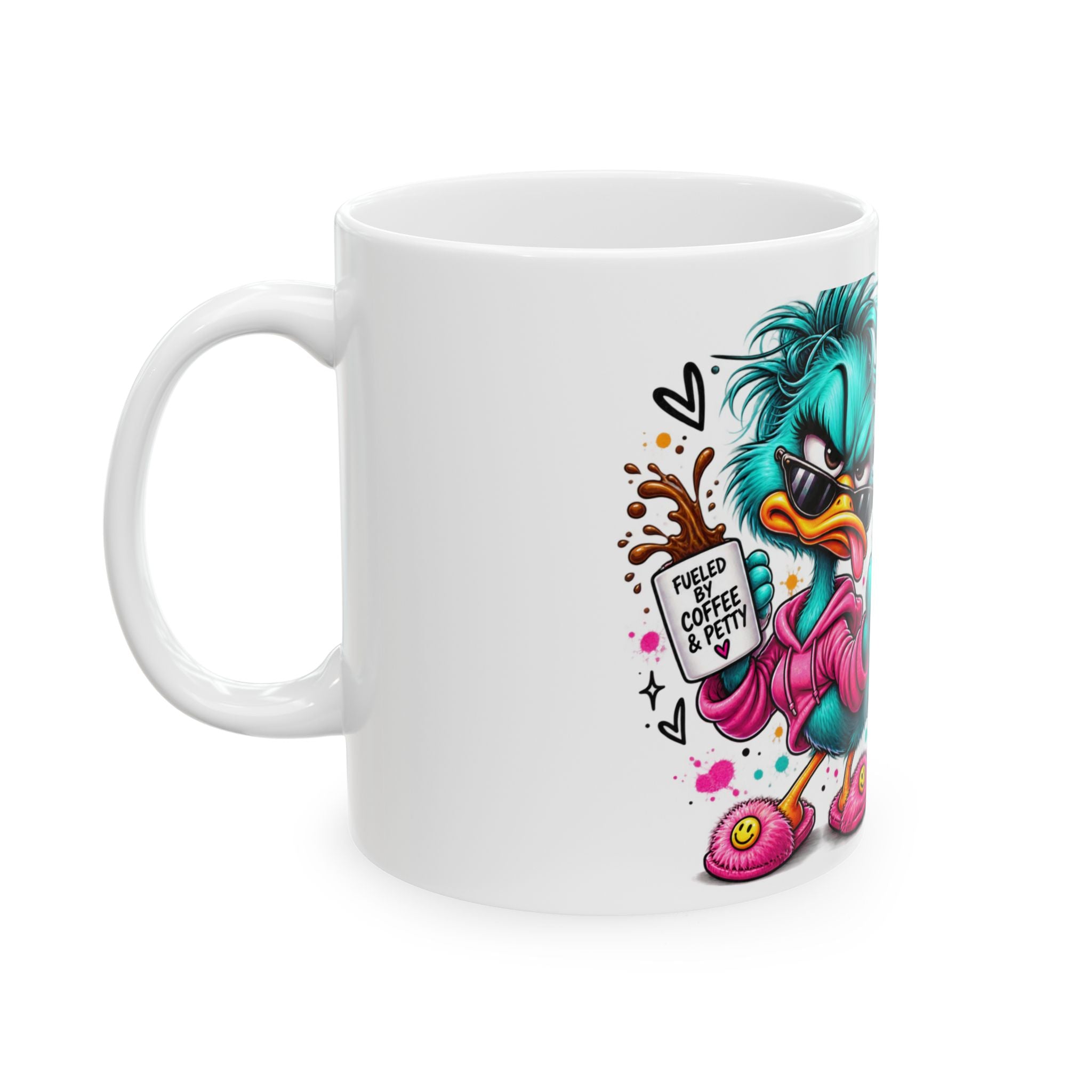 Funny Sarcastic Duck Mug – My Face When Someone Asks Me To Care