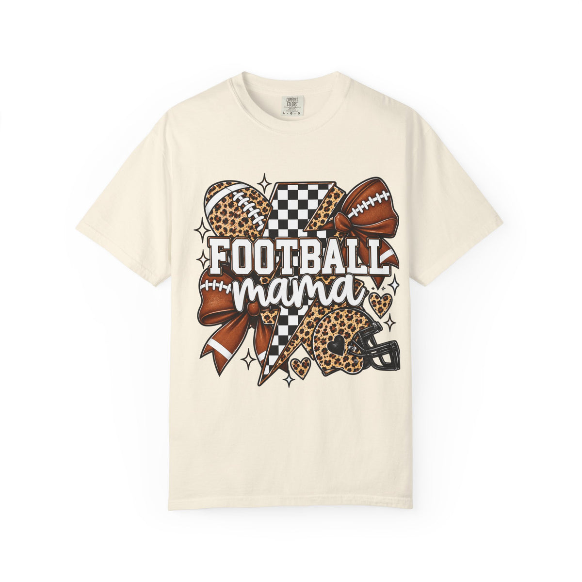 Leopard Football Mama Game Day Tee