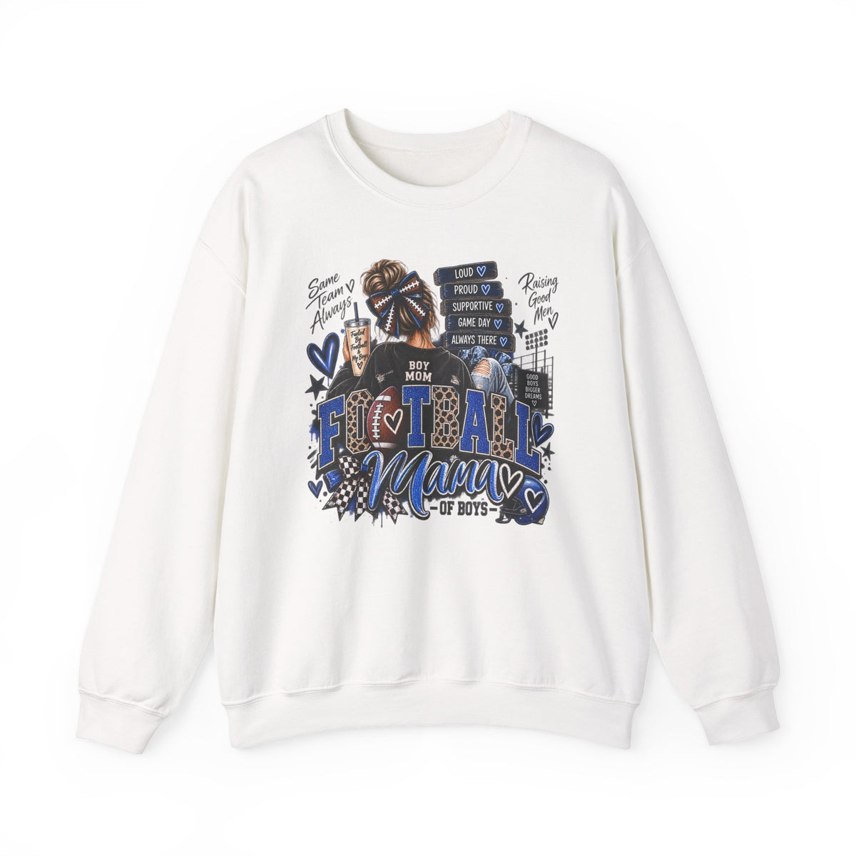 Boy Mom Football Mama Sweatshirt