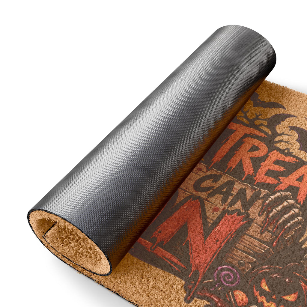 Trick or Treat Hope You Can Run Halloween Doormat