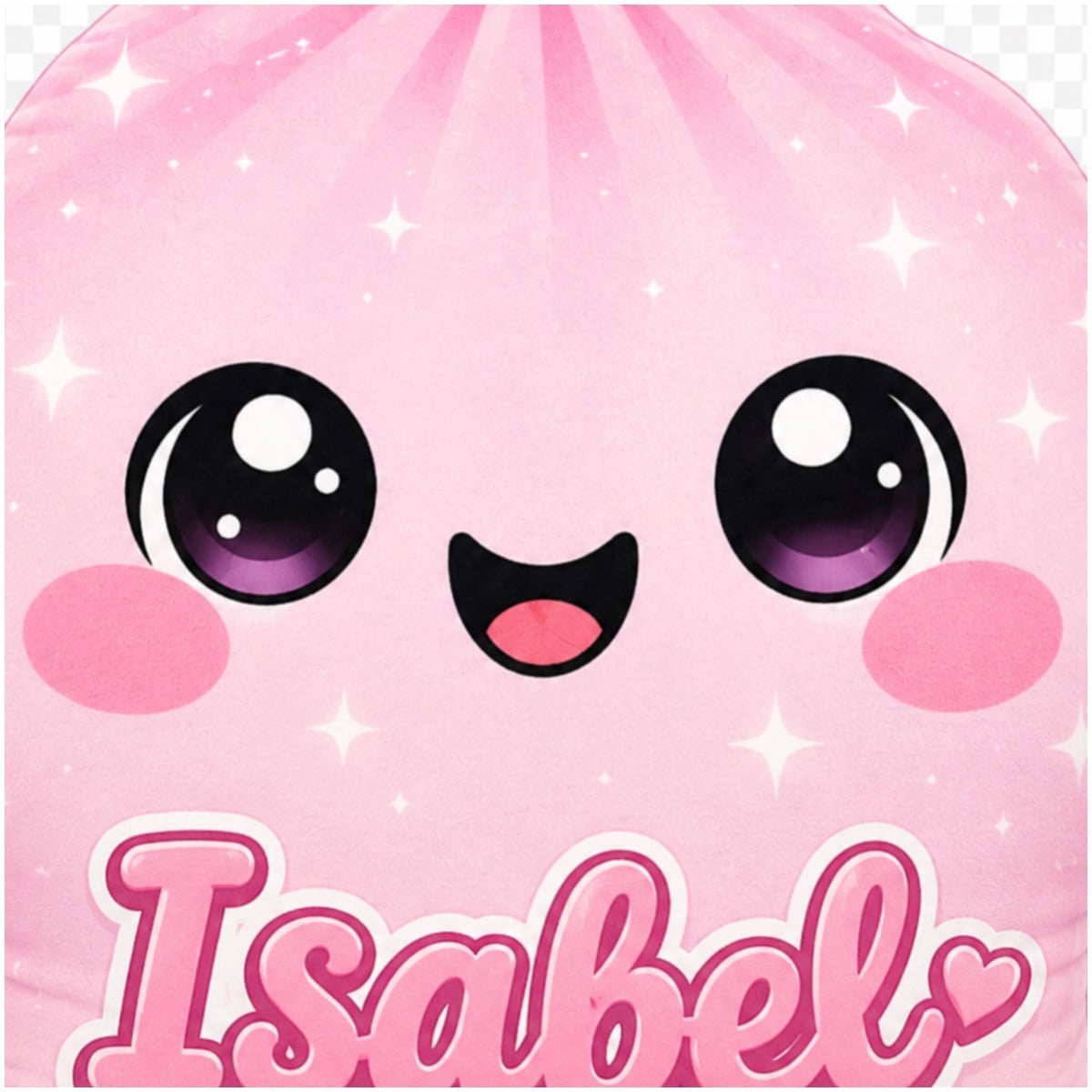✨ Personalized Kawaii Name Pillow | Custom Plush Gift for Kids