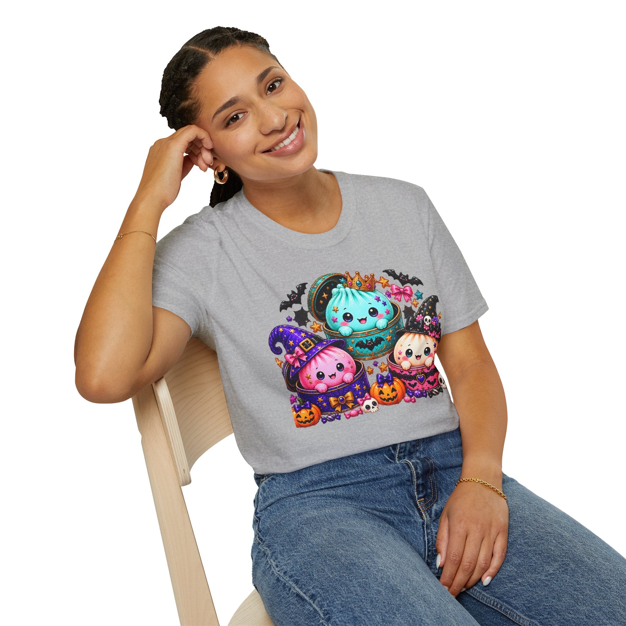 Cute Spooky Halloween Characters Unisex Tee 🎃👻