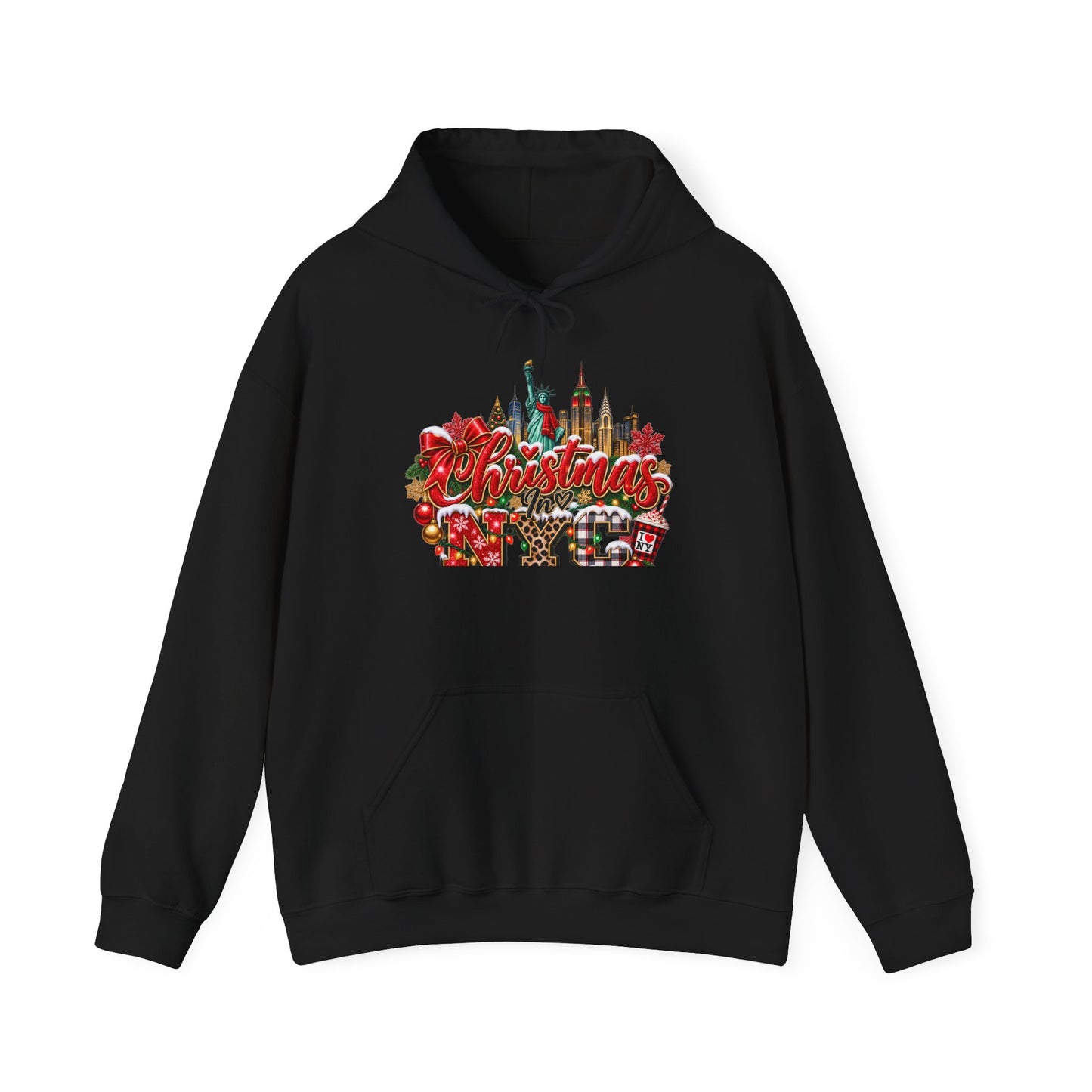 New York Christmas Hooded Sweatshirt
