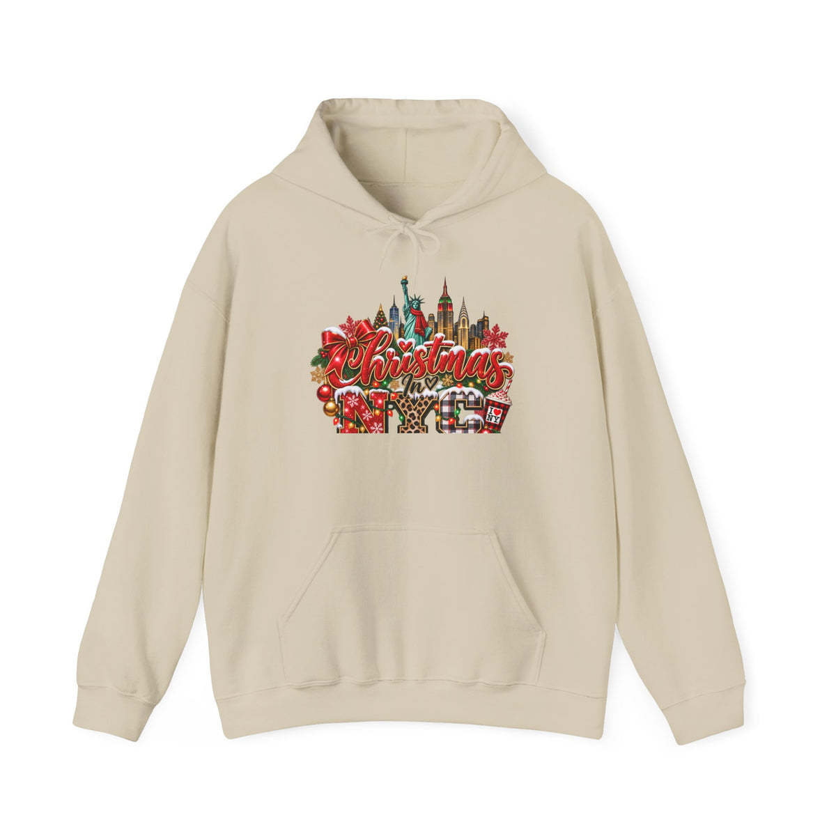 New York Christmas Hooded Sweatshirt