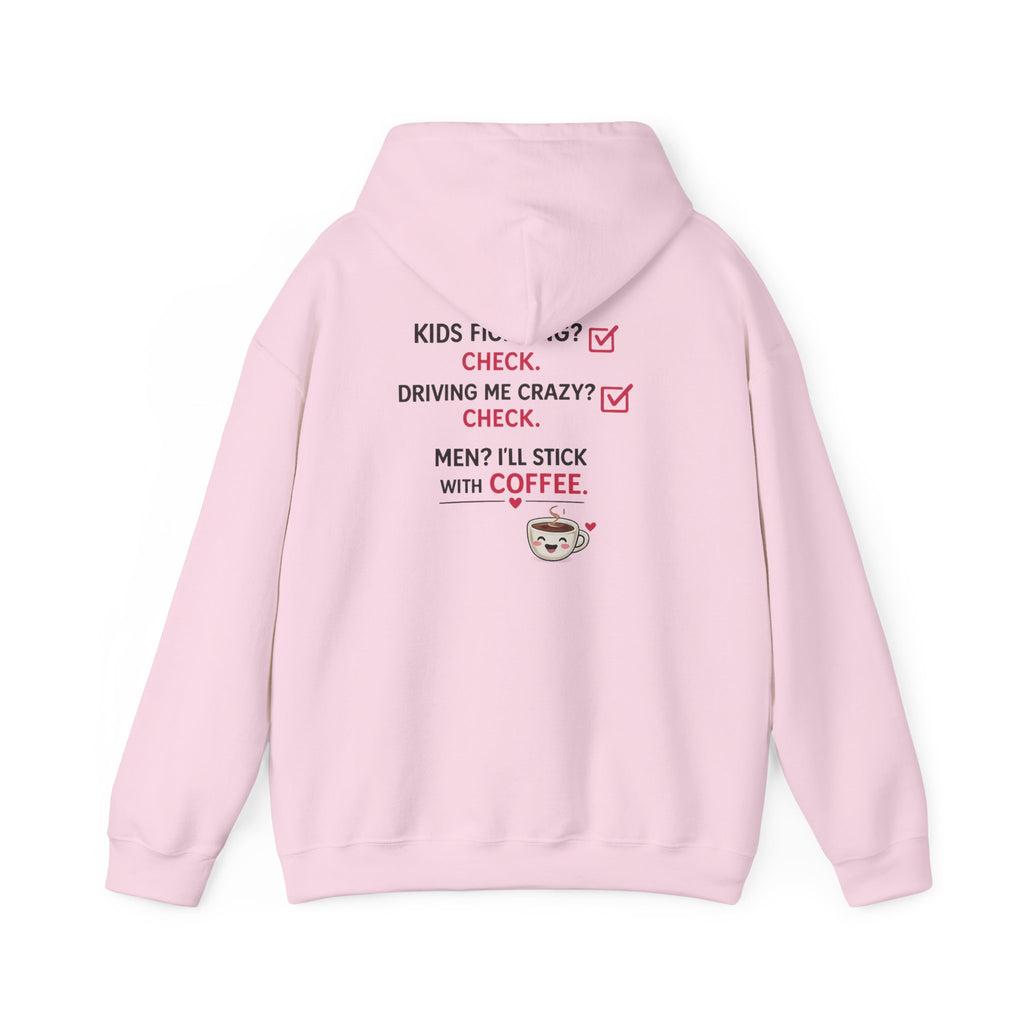 ☕ Running on Caffeine & Chaos Hoodie