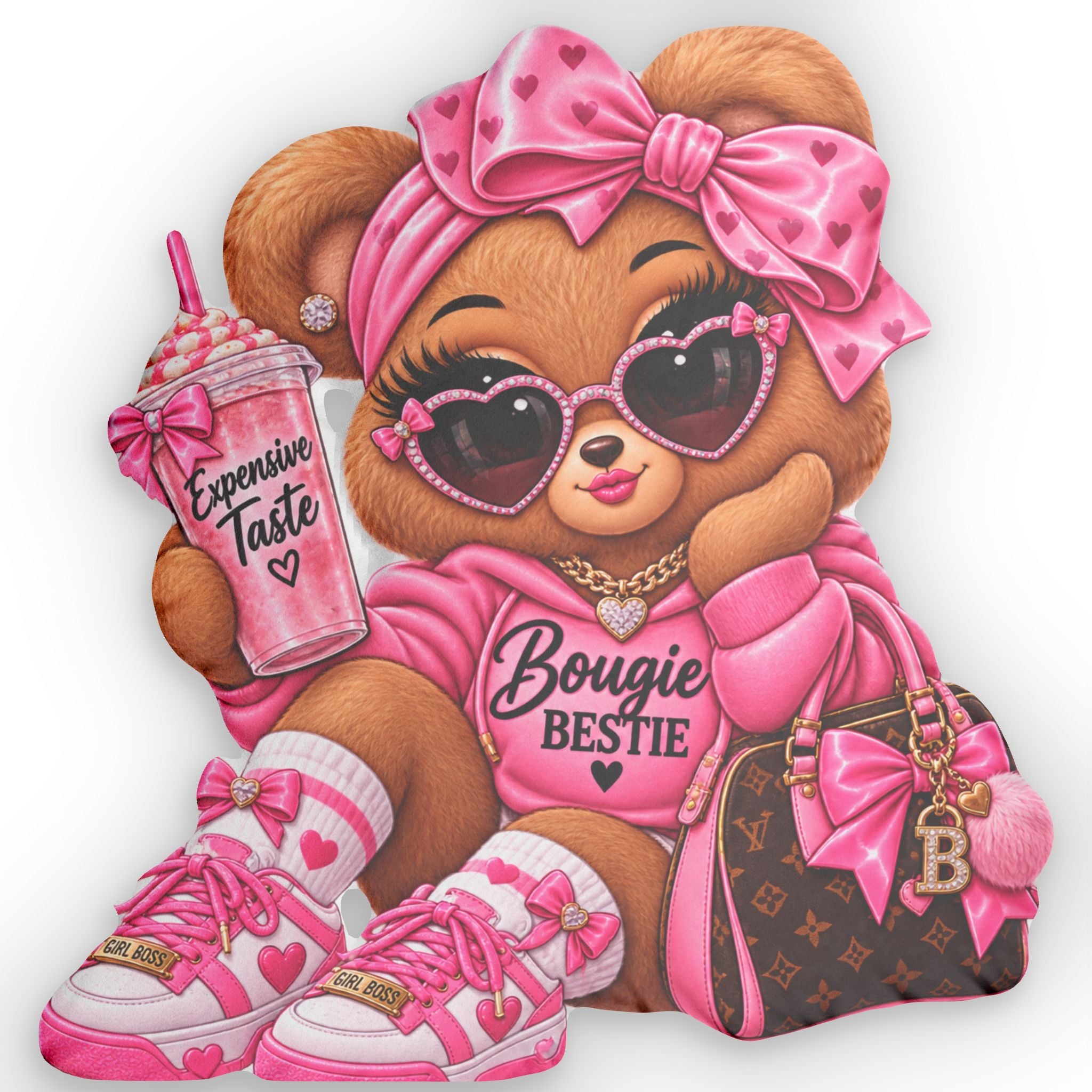 Bougie Bear Bestie pillow