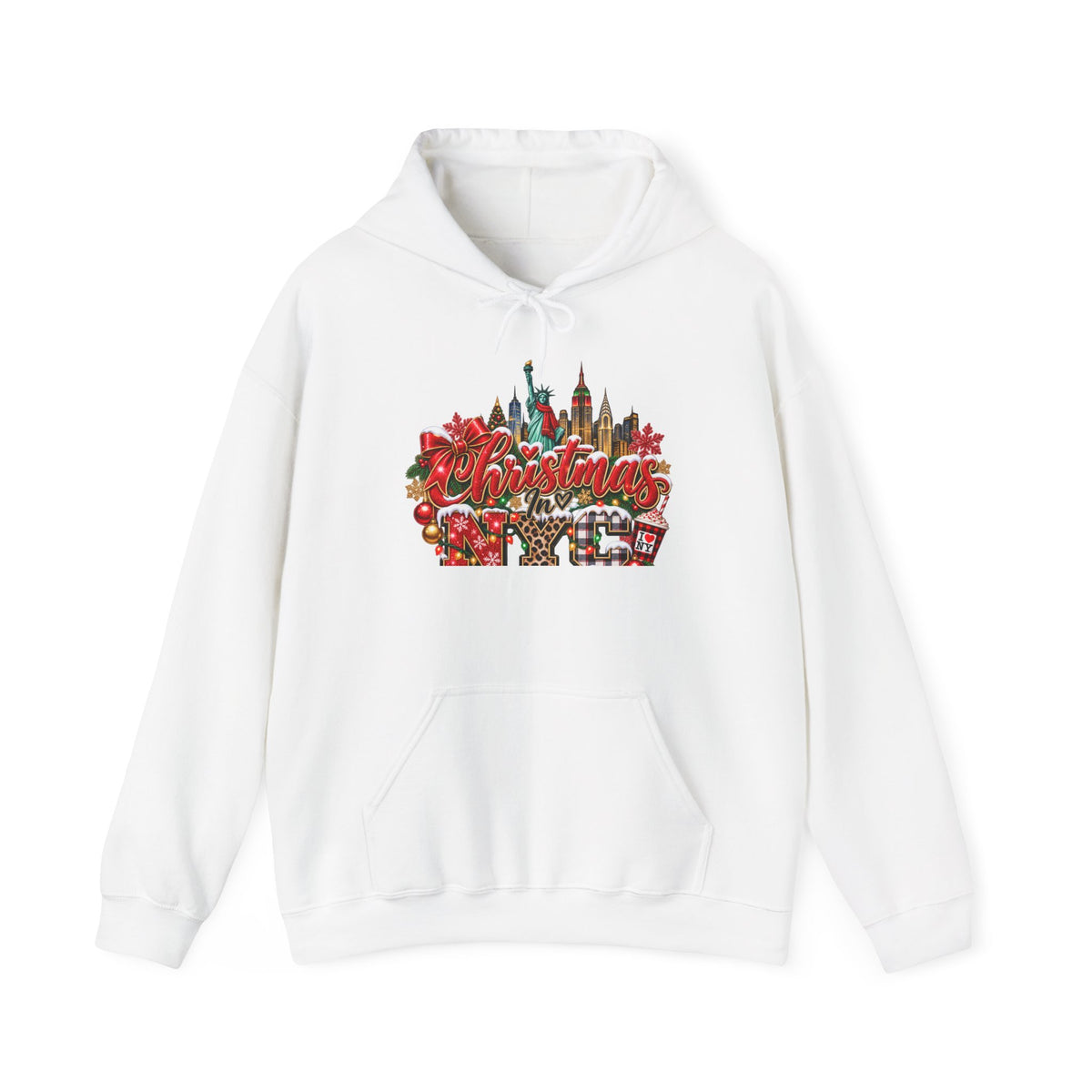 New York Christmas Hooded Sweatshirt