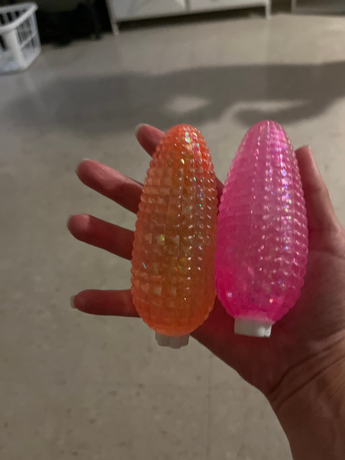 Glitter corn  squishy
