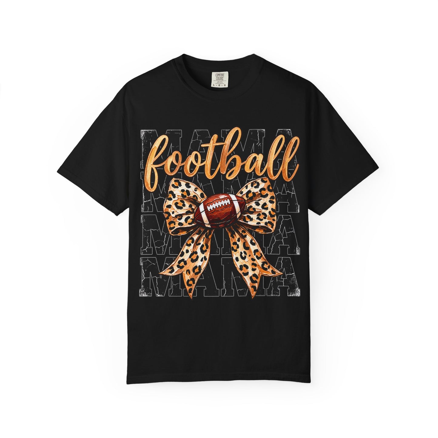 Football Mama Bow Game Day Tee