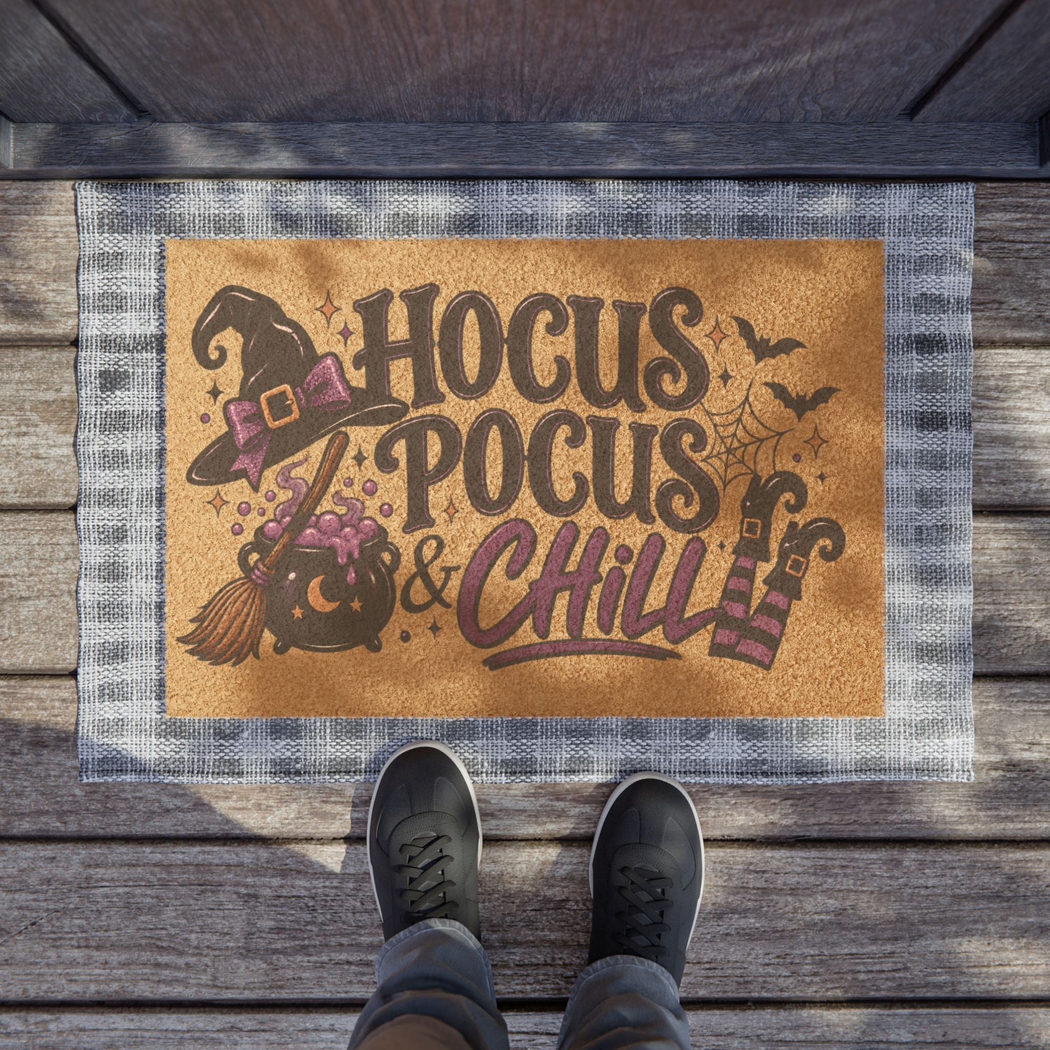 Hocus Pocus & Chill Halloween Doormat