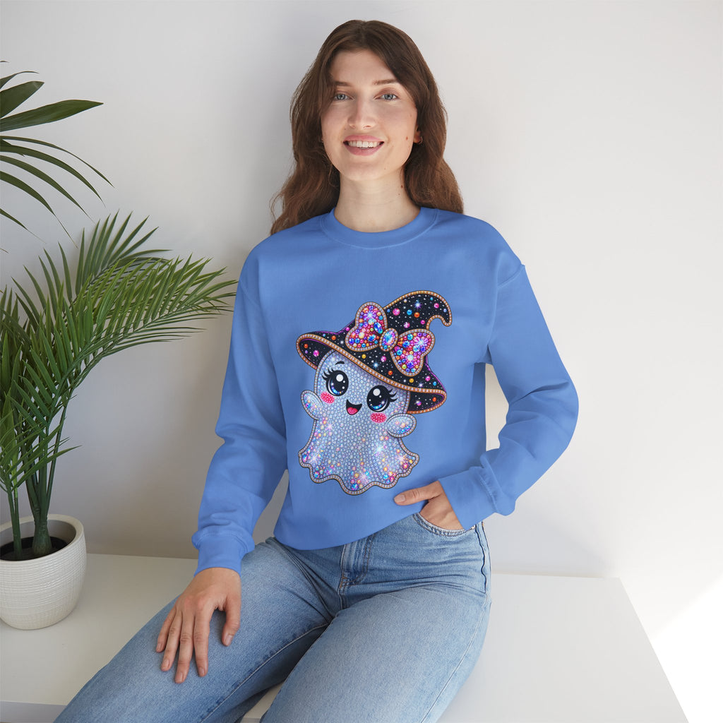 CUTE  WITCH GHOSTS HALLOWEEN SWEATSHIRT