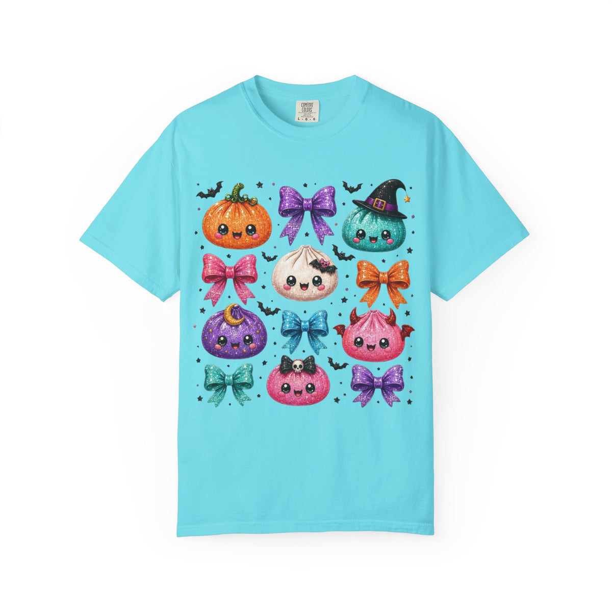 Cute Halloween Pumpkin & Bow Tee 🎃🎀
