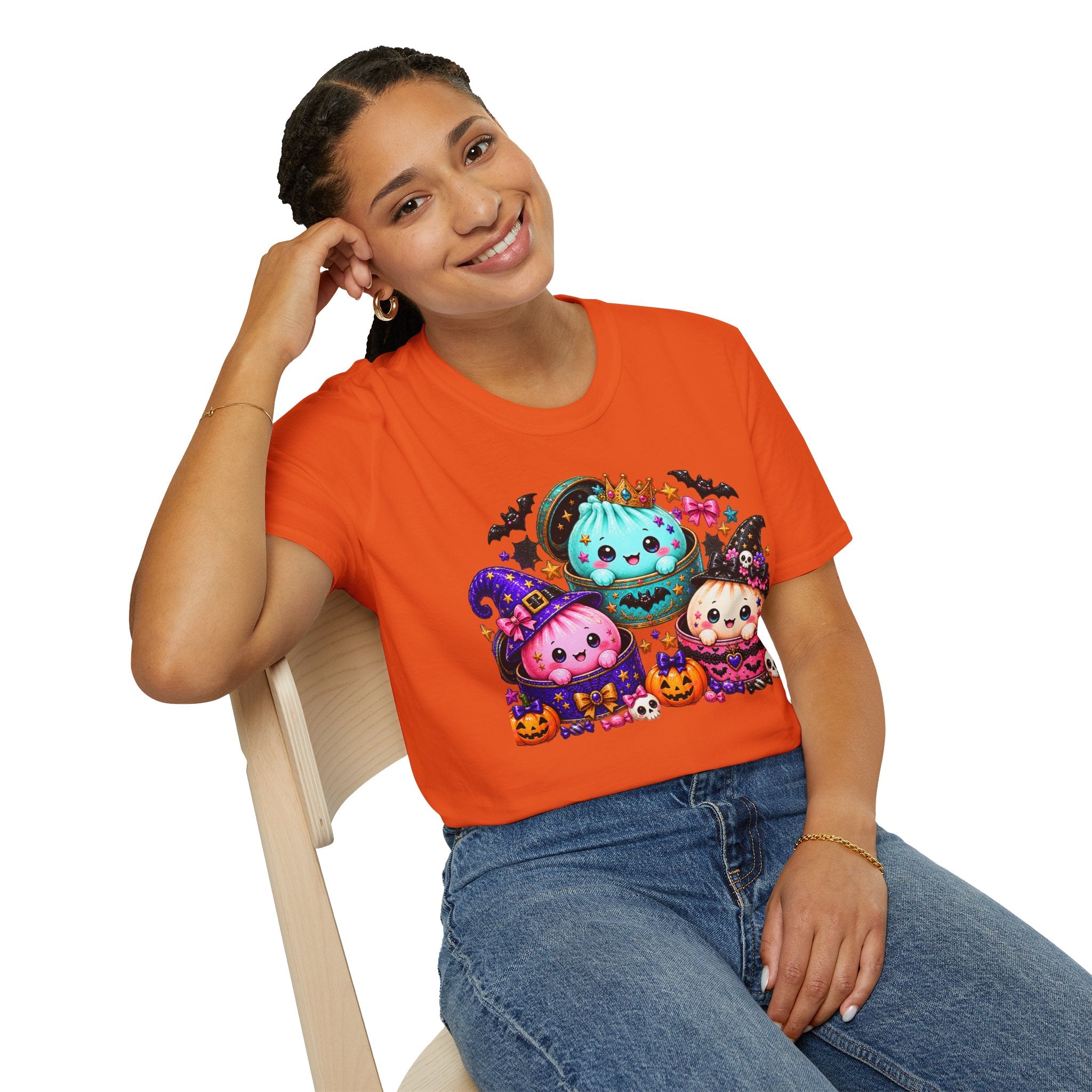 Cute Spooky Halloween Characters Unisex Tee 🎃👻