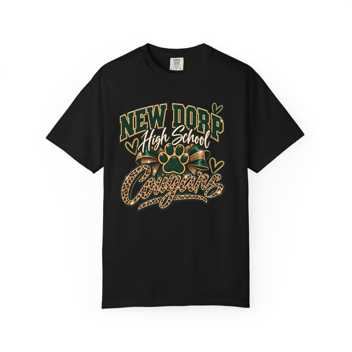 New dorp cougars leopard sprit tee