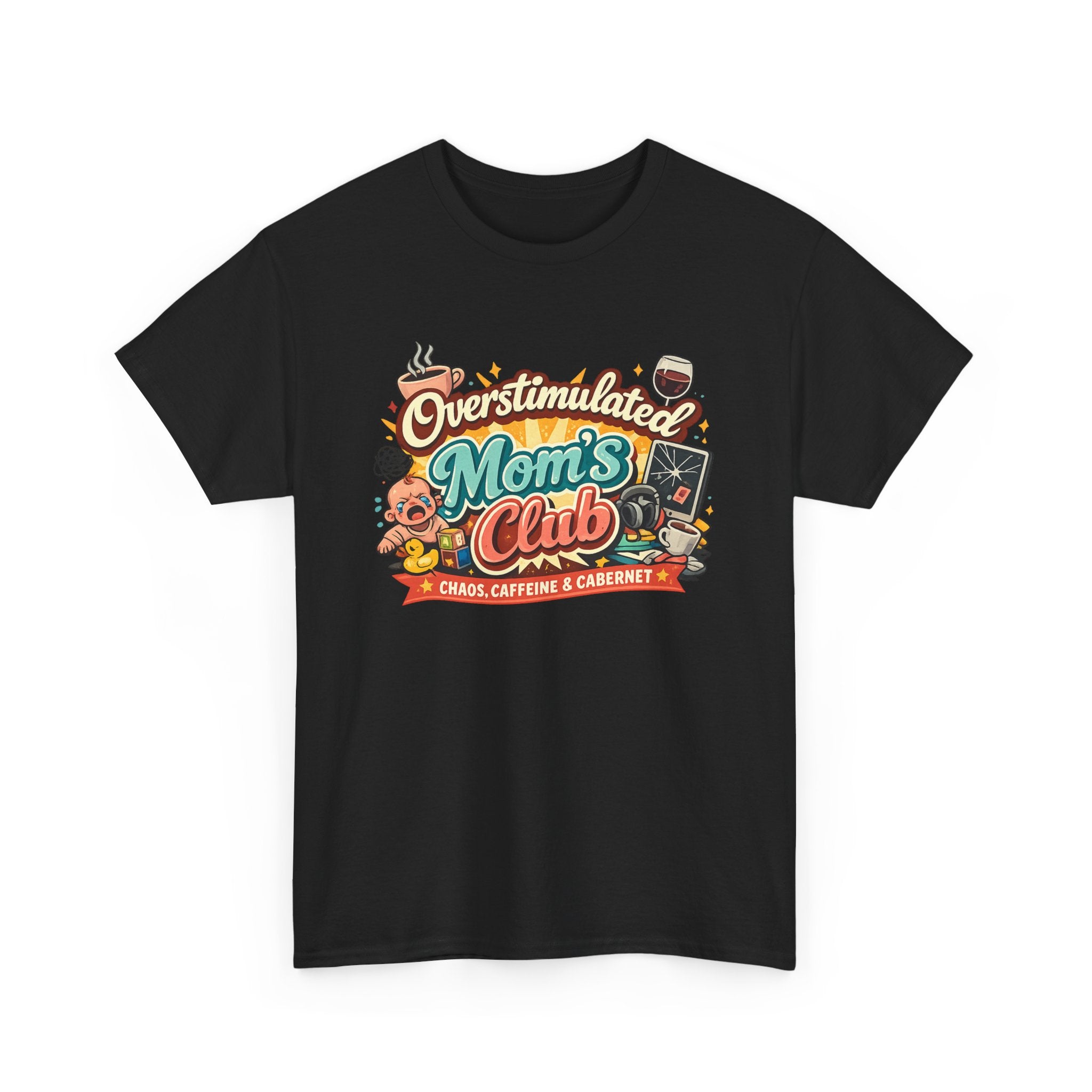💖 Overstimulated Mom’s Club™ Graphic Tee
