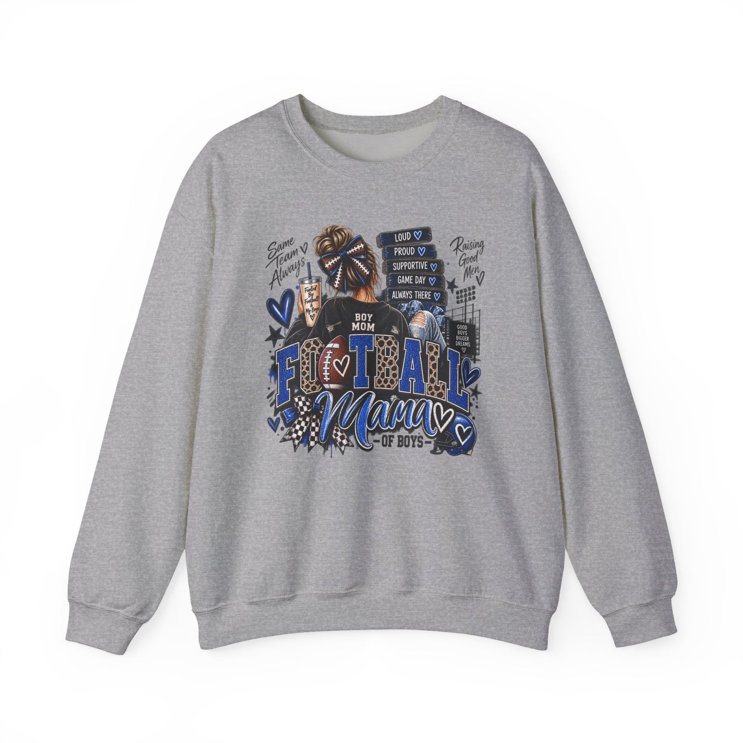 Boy Mom Football Mama Sweatshirt