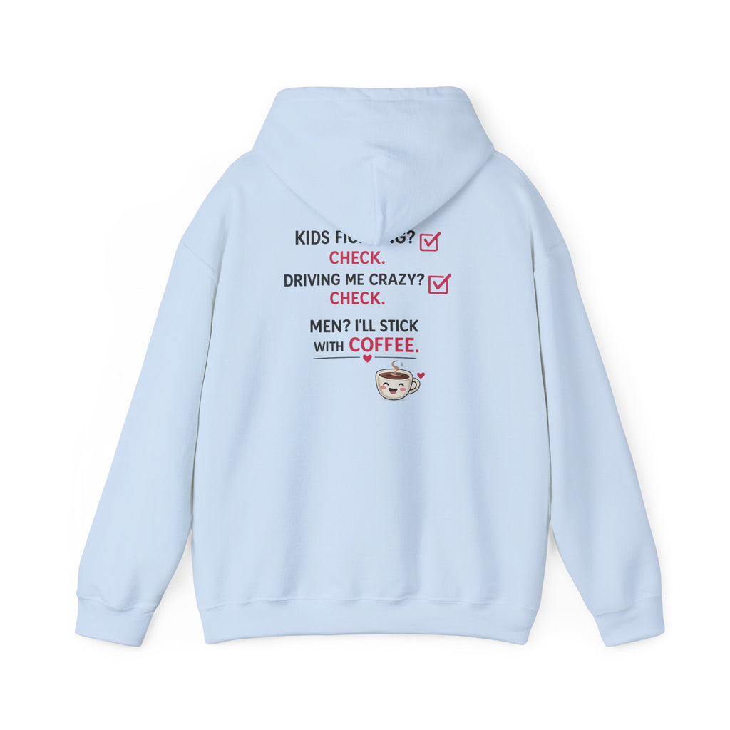 ☕ Running on Caffeine & Chaos Hoodie