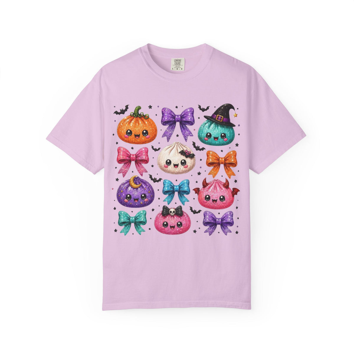 Cute Halloween Pumpkin & Bow Tee 🎃🎀