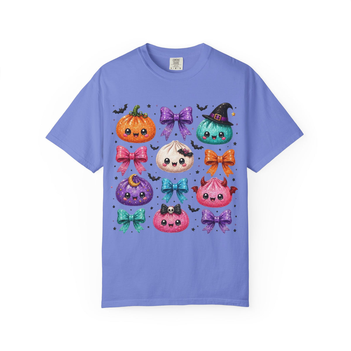Cute Halloween Pumpkin & Bow Tee 🎃🎀