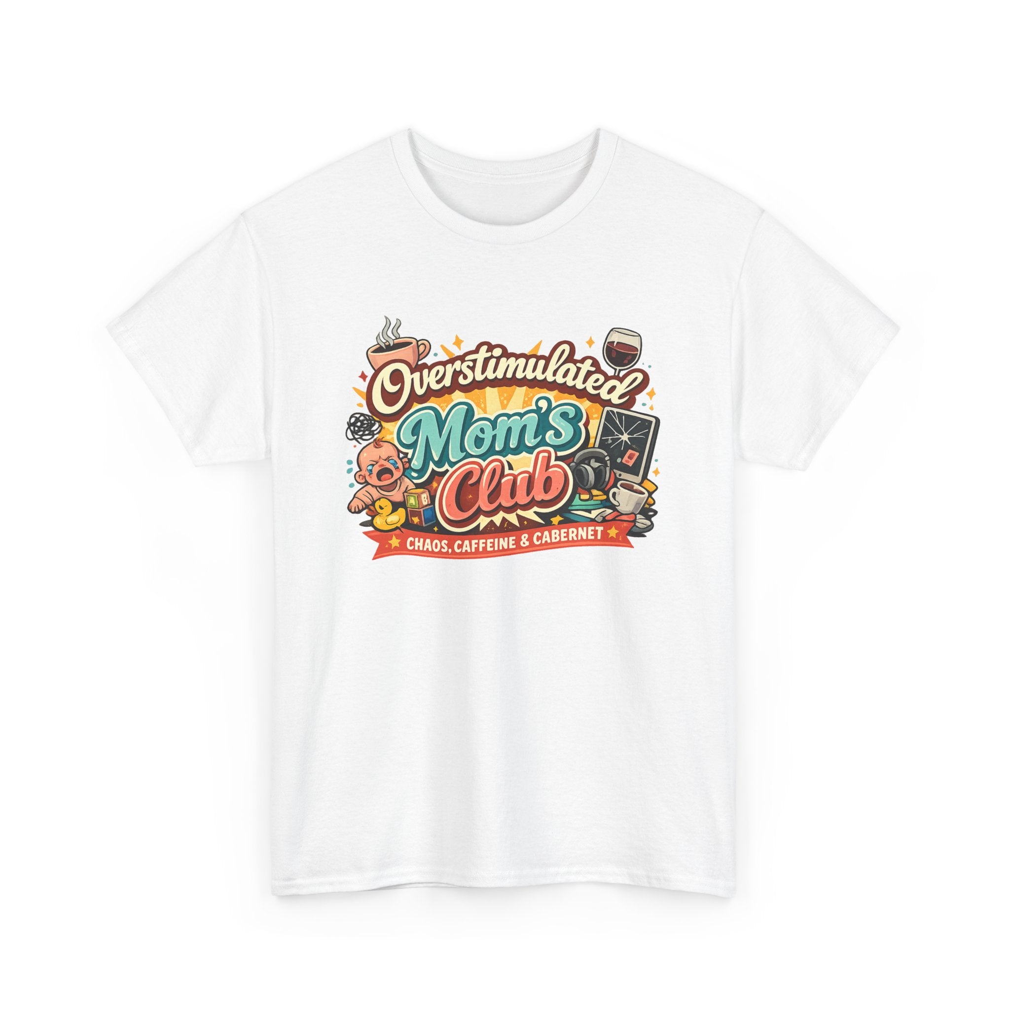 💖 Overstimulated Mom’s Club™ Graphic Tee