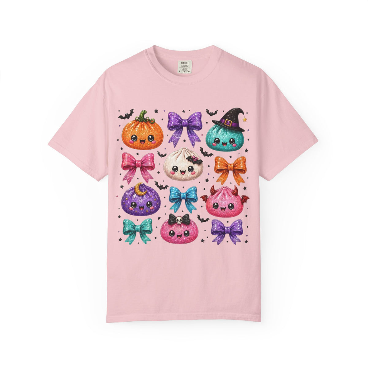 Cute Halloween Pumpkin & Bow Tee 🎃🎀