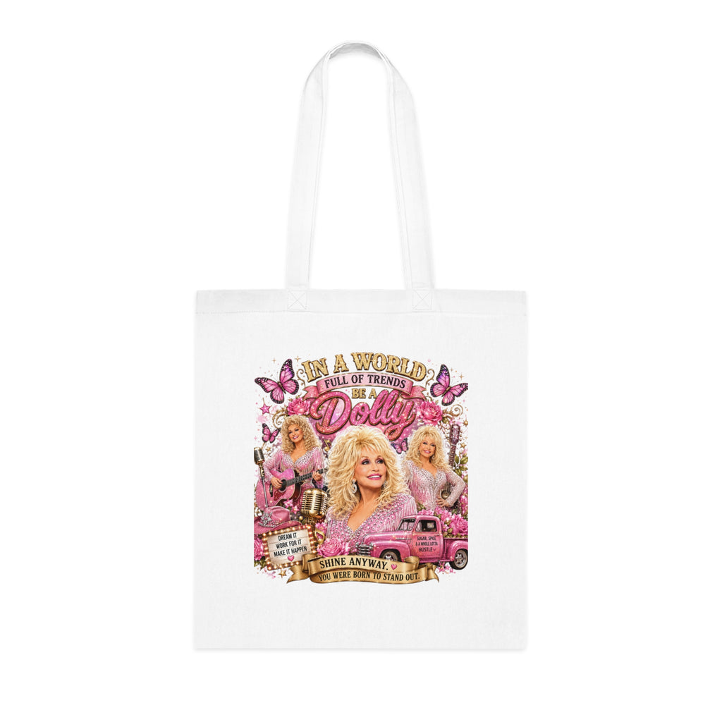 Dolly Inspired Pink Country Glam Tote Bag”.