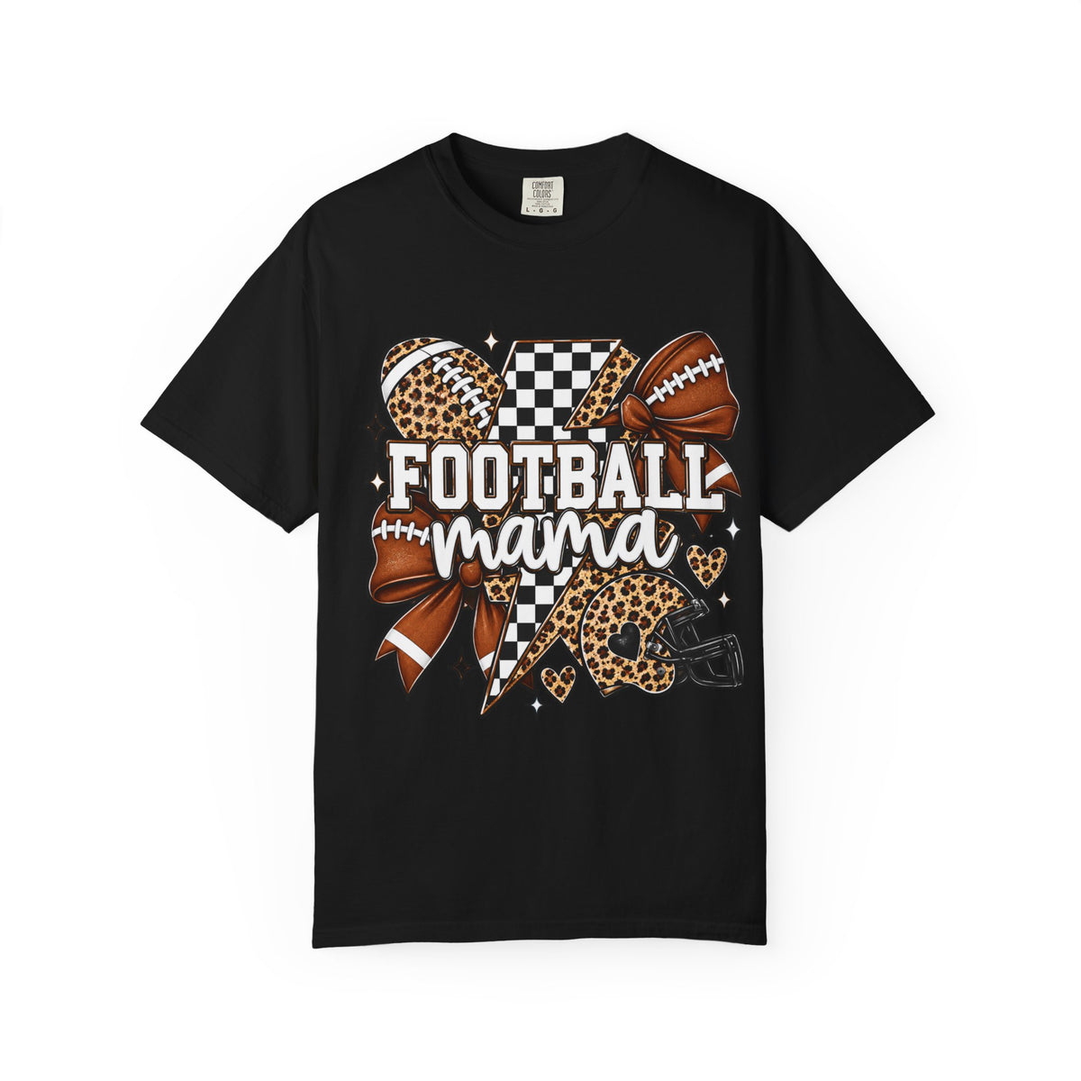 Leopard Football Mama Game Day Tee