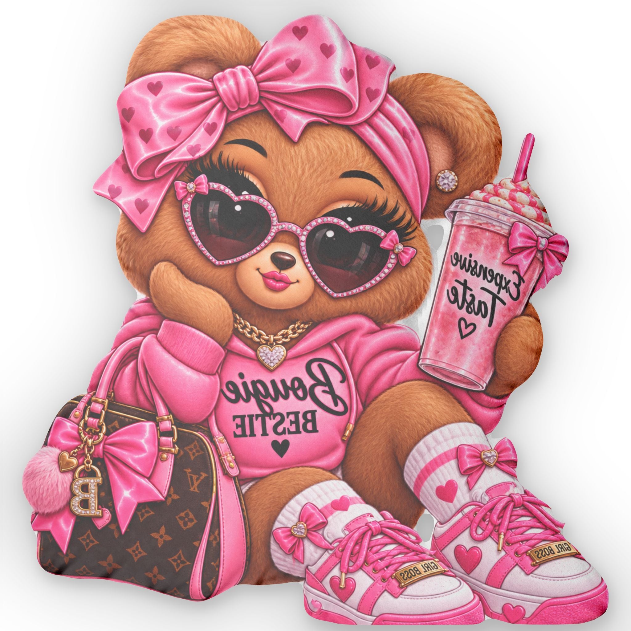 Bougie Bear Bestie pillow