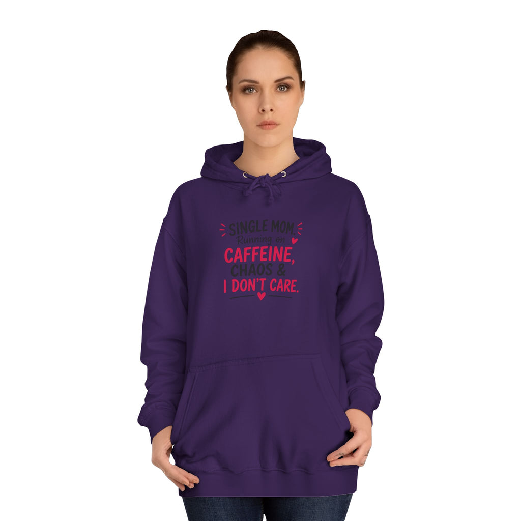 ☕ Running on Caffeine & Chaos Hoodie