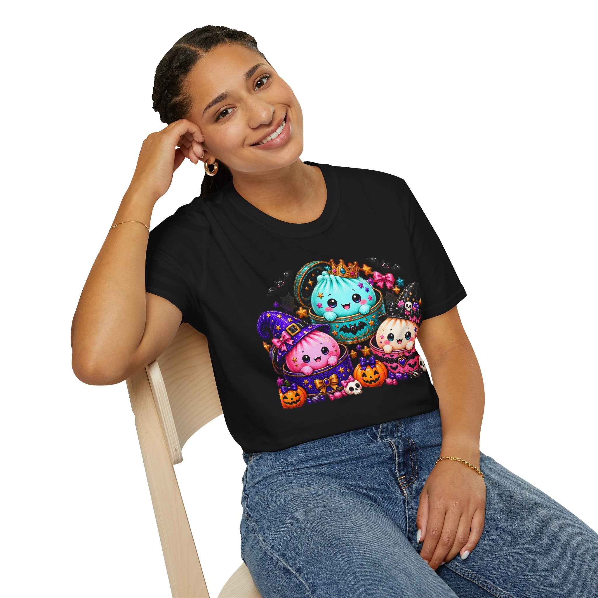 Cute Spooky Halloween Characters Unisex Tee 🎃👻