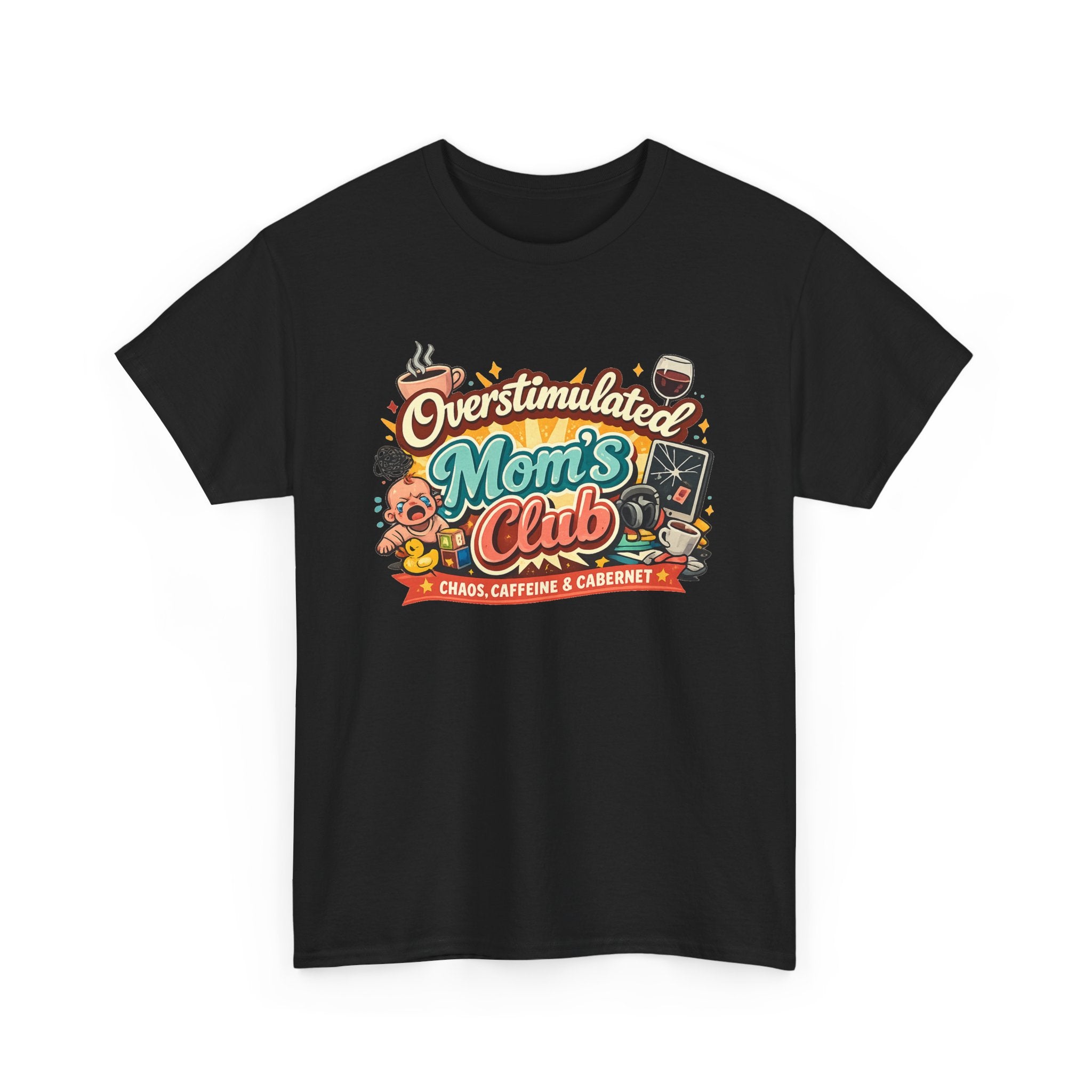 💖 Overstimulated Mom’s Club™ Graphic Tee