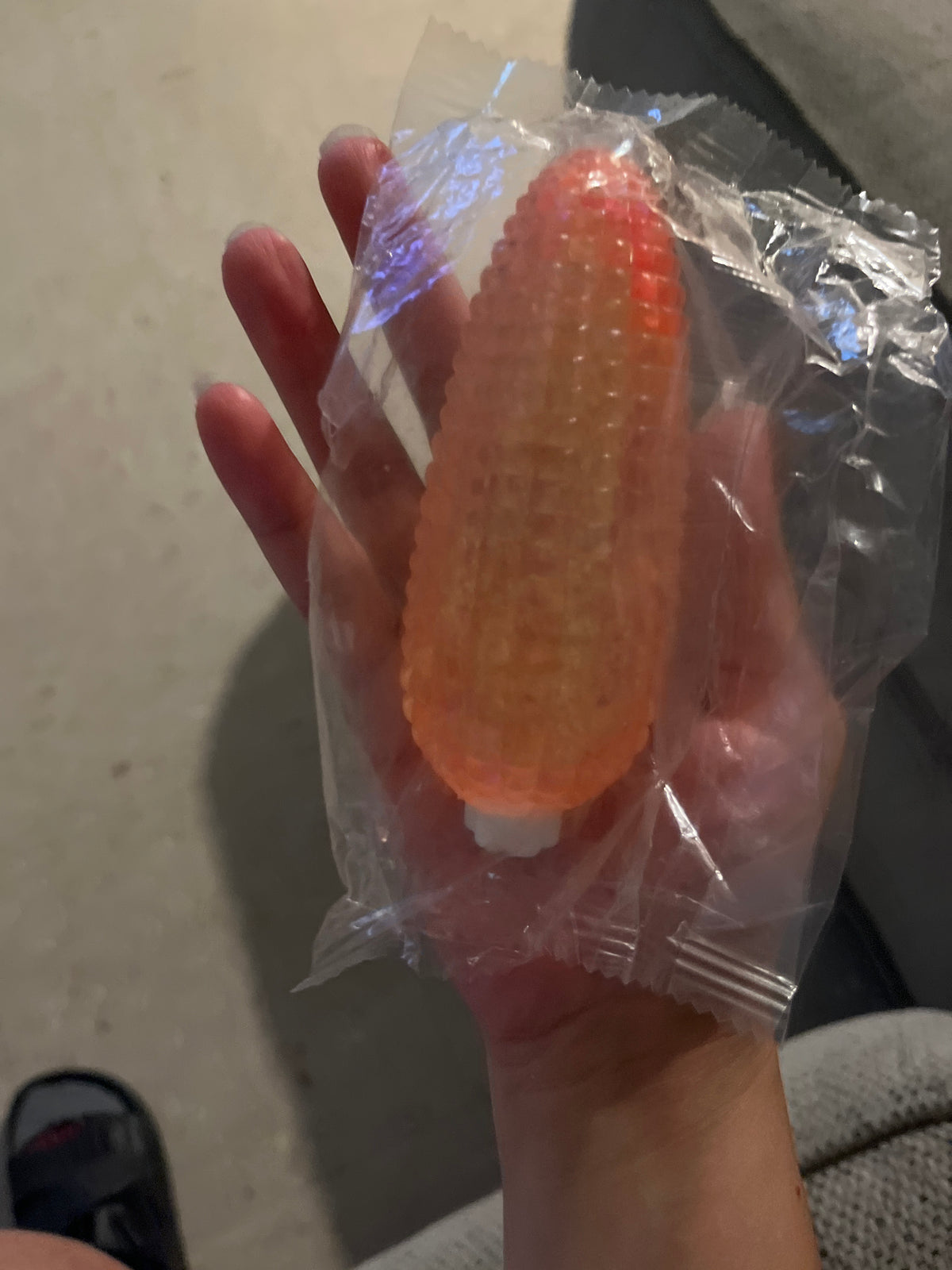 Glitter corn  squishy