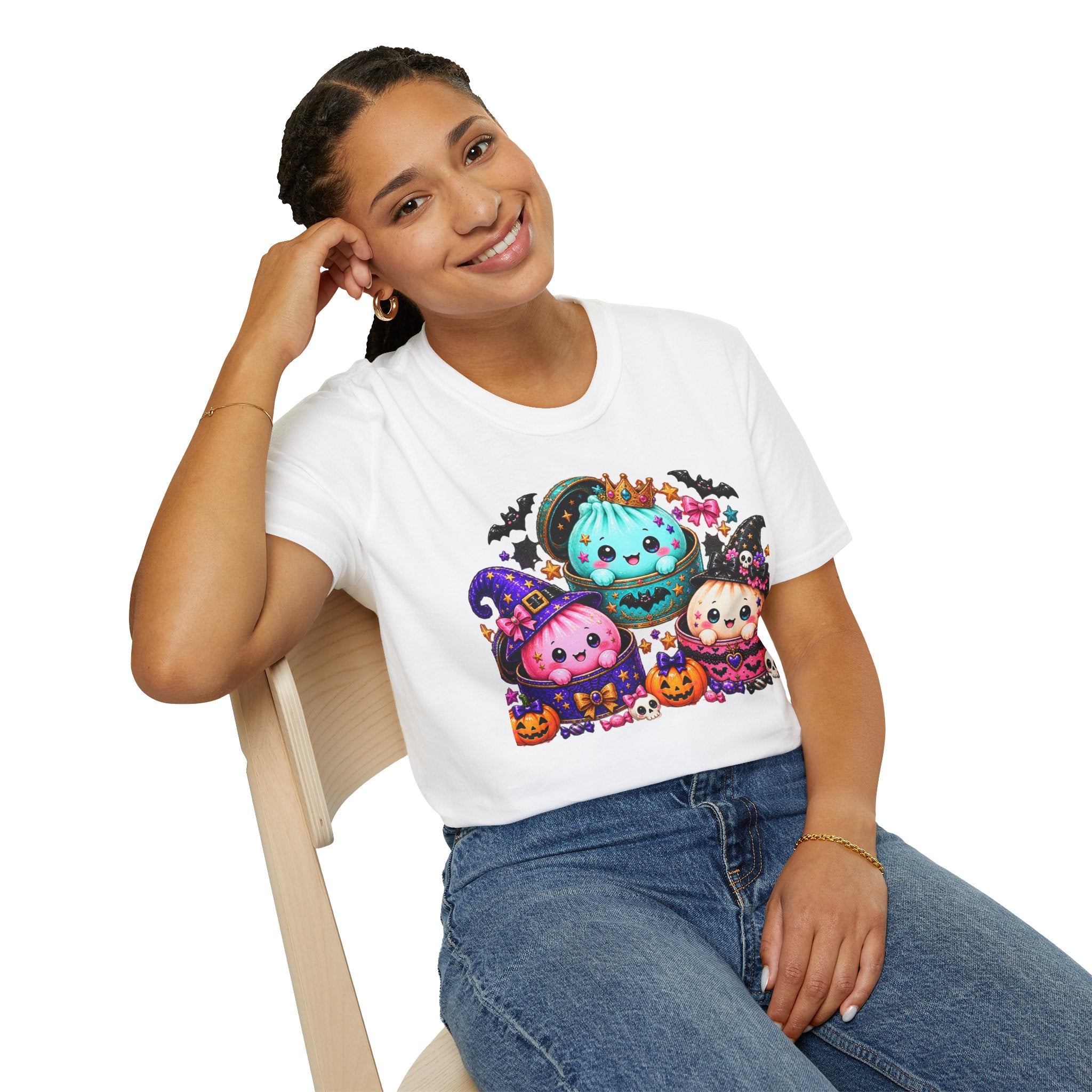 Cute Spooky Halloween Characters Unisex Tee 🎃👻