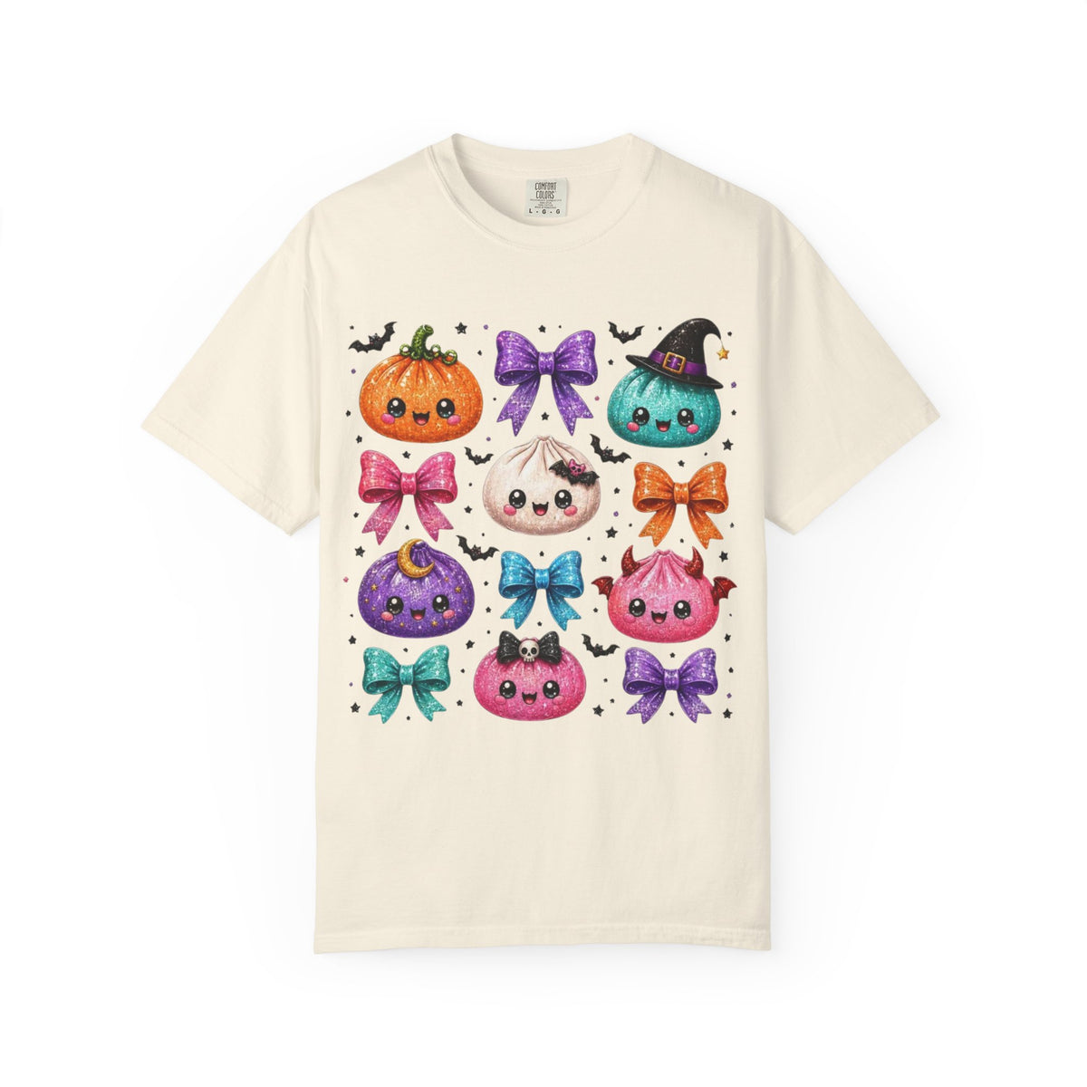 Cute Halloween Pumpkin & Bow Tee 🎃🎀