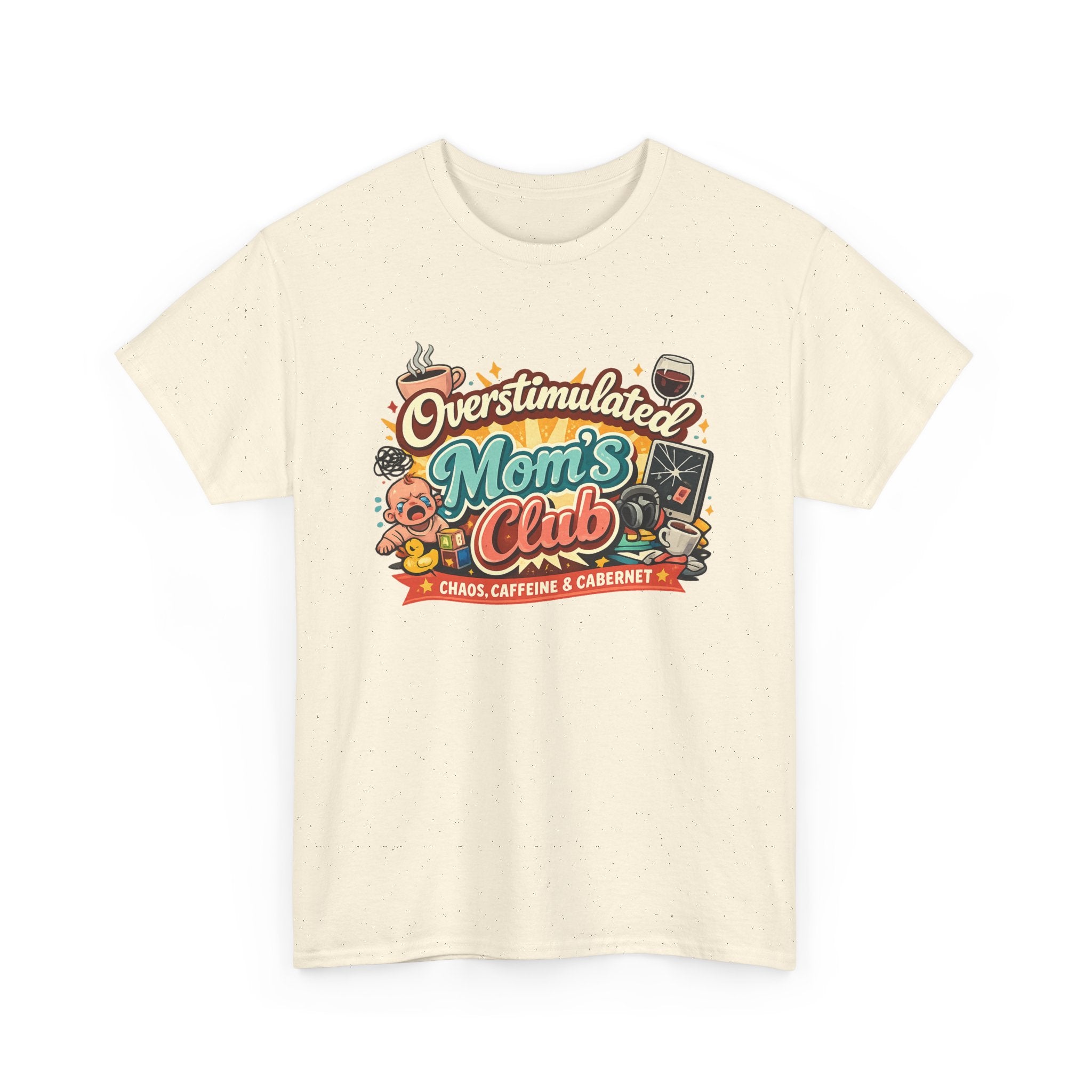 💖 Overstimulated Mom’s Club™ Graphic Tee