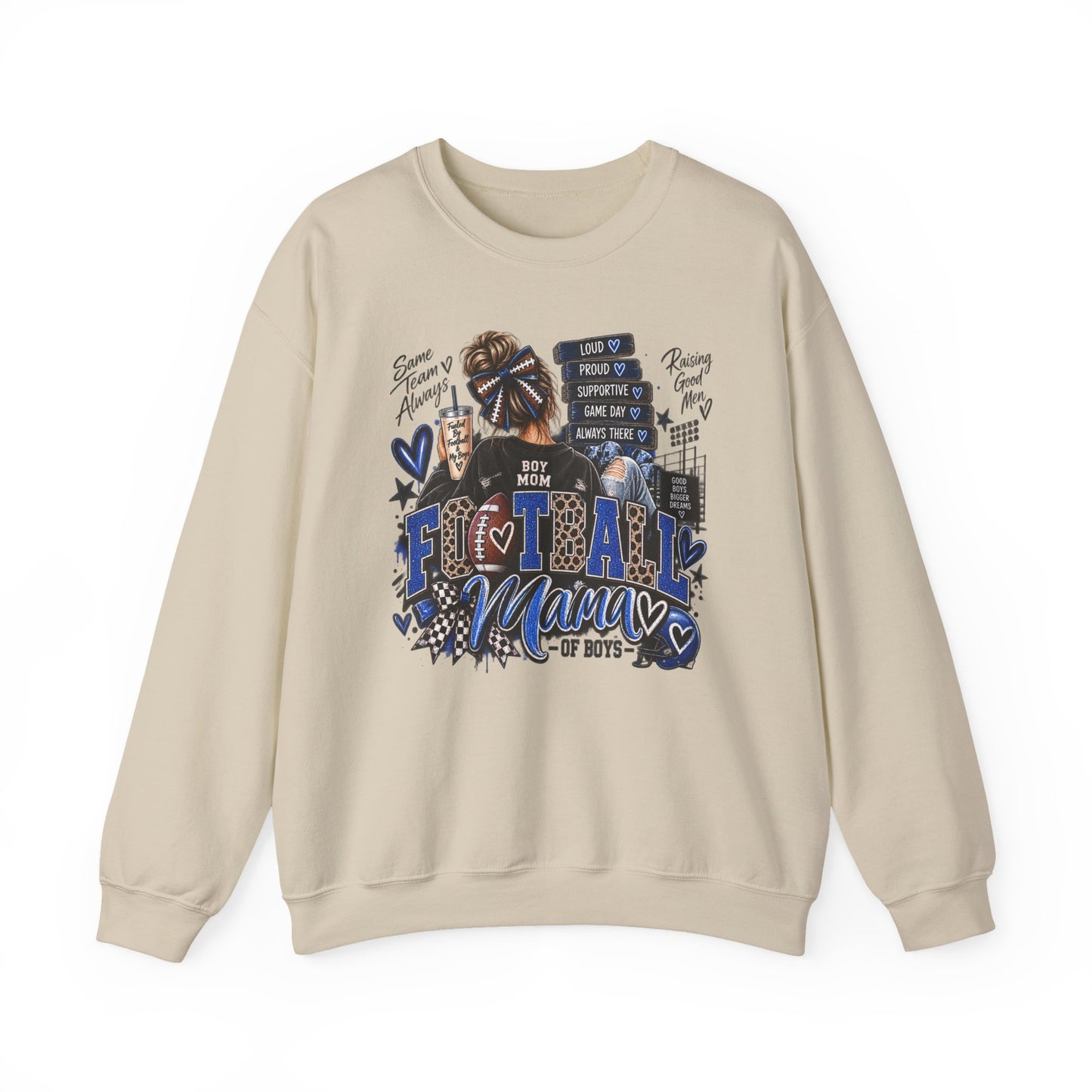 Boy Mom Football Mama Sweatshirt
