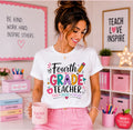 4th Grade Teacher Tee – Teach • Inspire • Empower