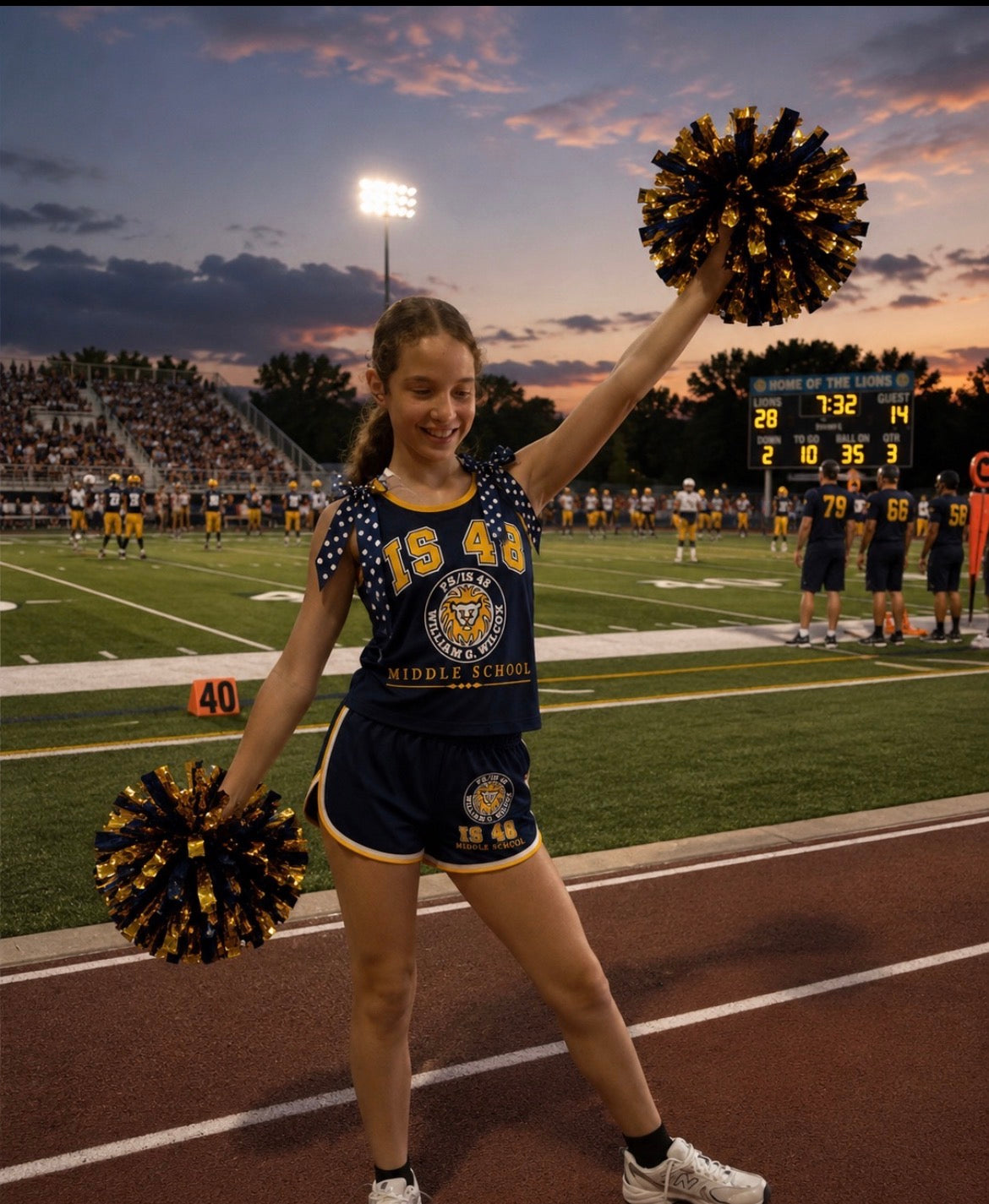 Kids Custom School Cheer Sets – Personalized Pre-Order
