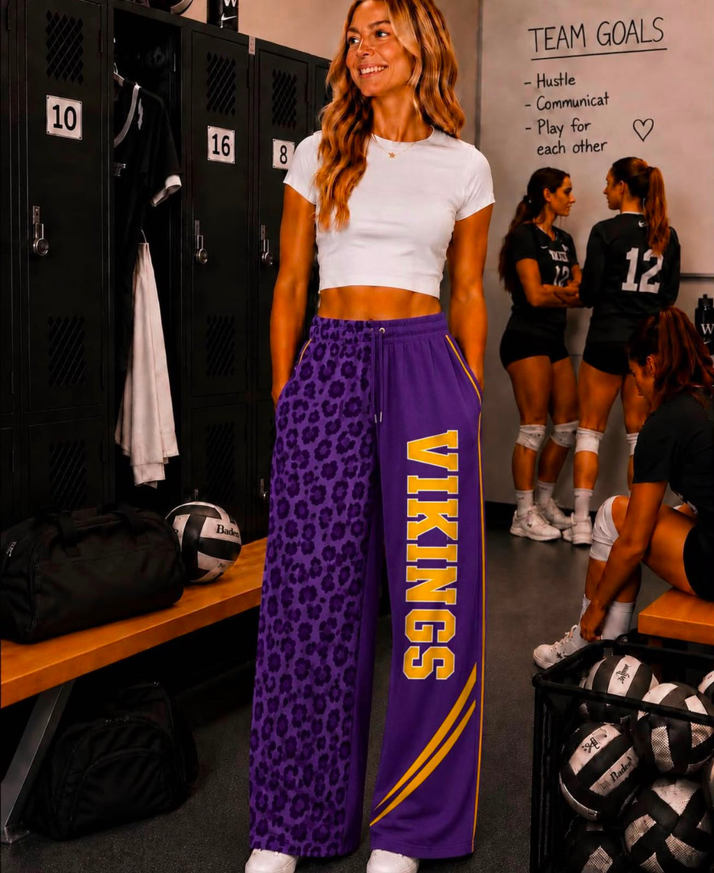 Custom Wide-Leg School Spirit Pants | Adult & Teen | PREORDER