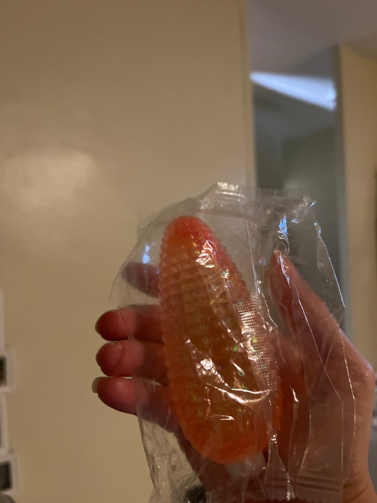 Glitter corn  squishy